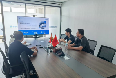 上海訊凱新材料交流團到集團青島項目開發部座談交流